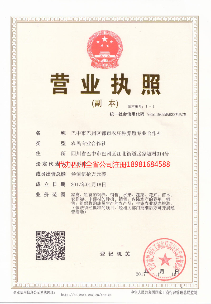 新泰新泰都市农庄种养殖专业合作社